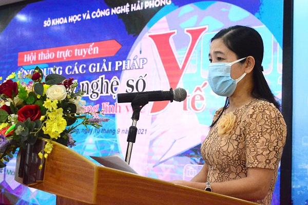 Hải Phòng: Hội thảo trực tuyến ứng dụng các giải pháp công nghệ số trong lĩnh vực Y tế