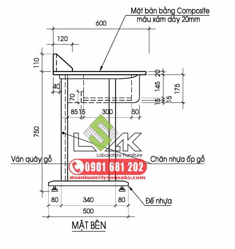 bàn thí nghiệm vật lý học sinh