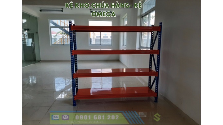 Kệ lưu kho dạng Omega