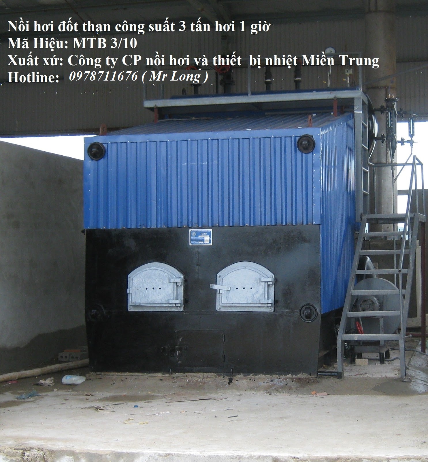 Công ty cổ phần nồi hơi thiết bị nhiệt Miền Trung