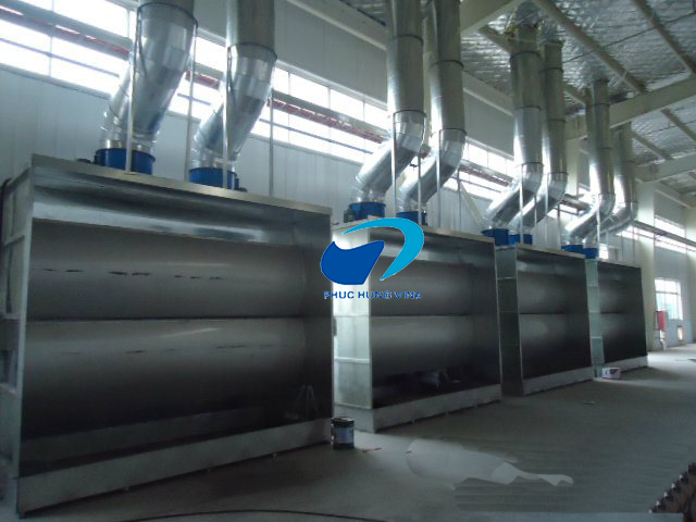 Buồng hút sơn tôn kẽm