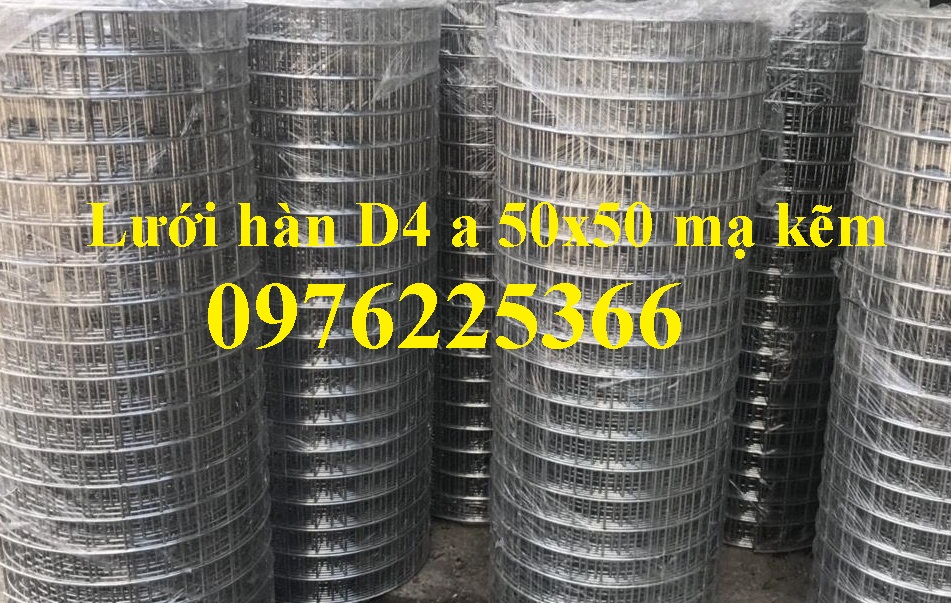 Lưới thép hàn mạ kẽm D2, D3, D4