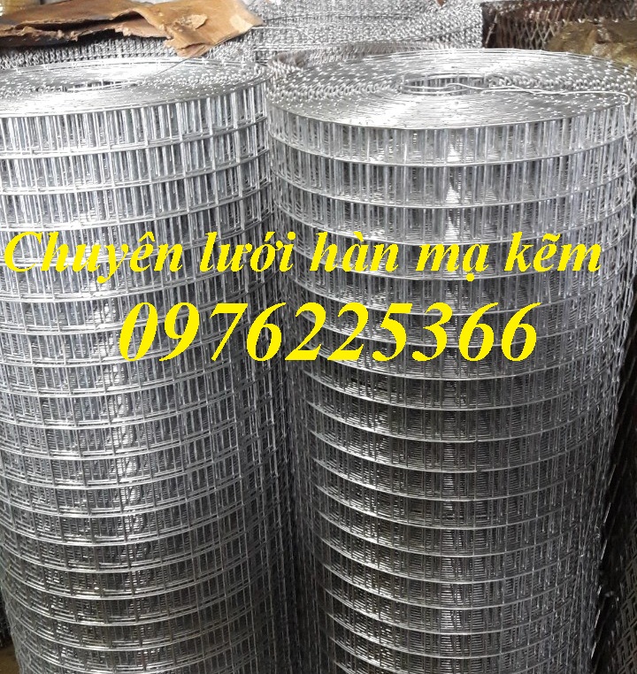 Lưới thép hàn mạ kẽm D2, D3, D4