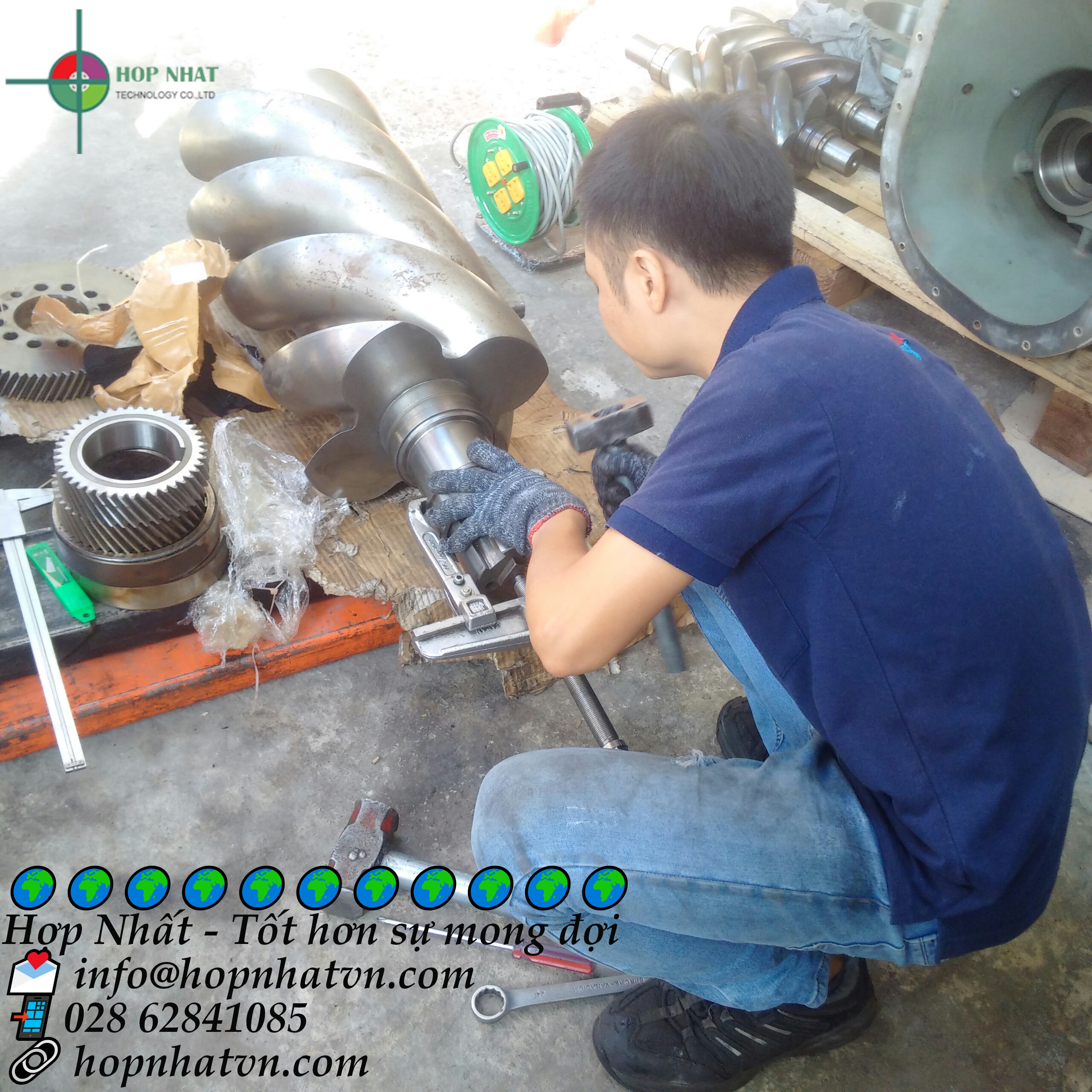 Bảo trì hệ thống máy nén khí