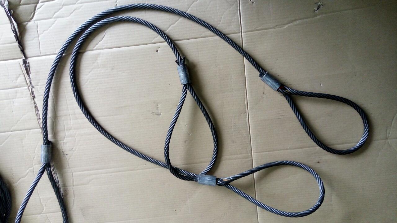 Sling cáp thép/ Cáp thép ép đầu