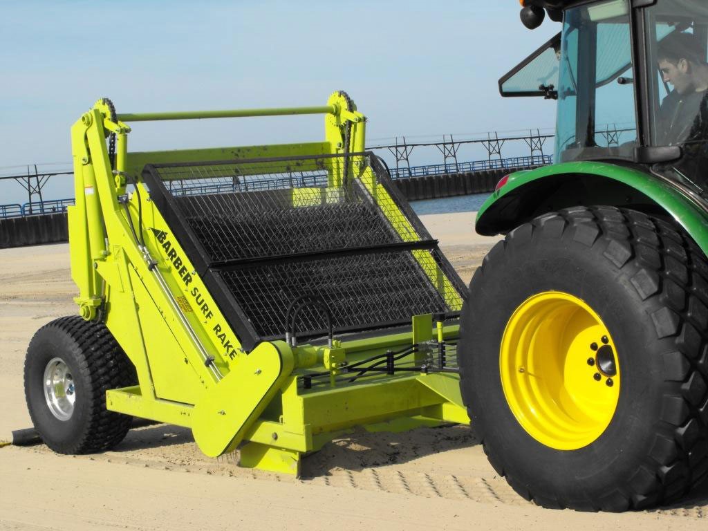 Xe cào rác bãi biển