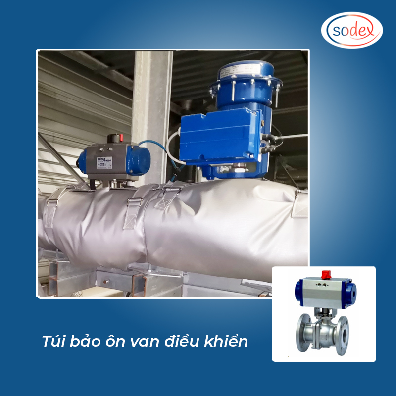 Túi vải bảo ôn van điều khiển tháo lắp tùy chỉnh