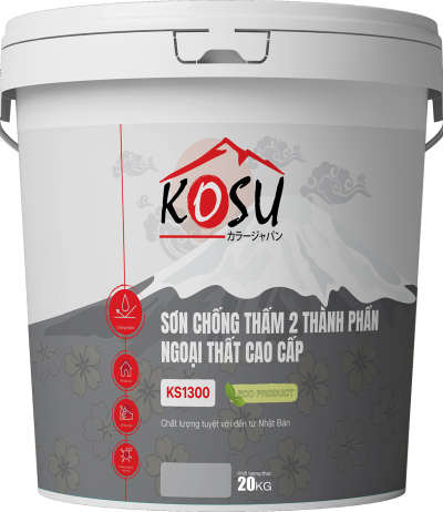Sơn ngoại thất chống thấm hai thành phần cao cấp KoSu KS1300