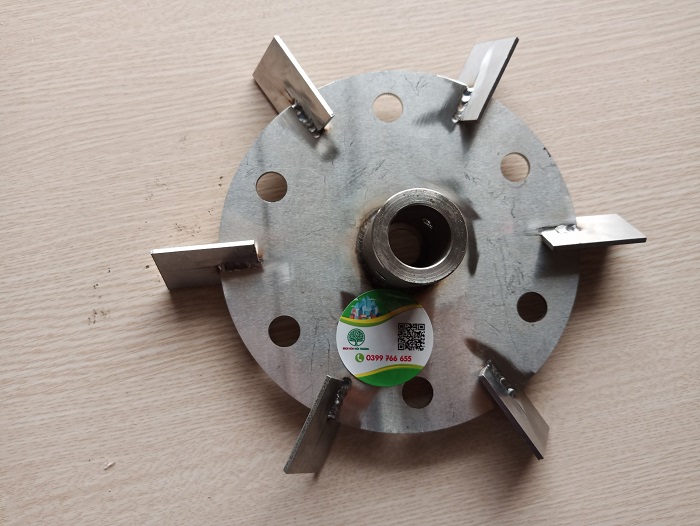 Cánh khuấy hóa chất - trong xử lý nước đường kính lớn hơn 10 cm