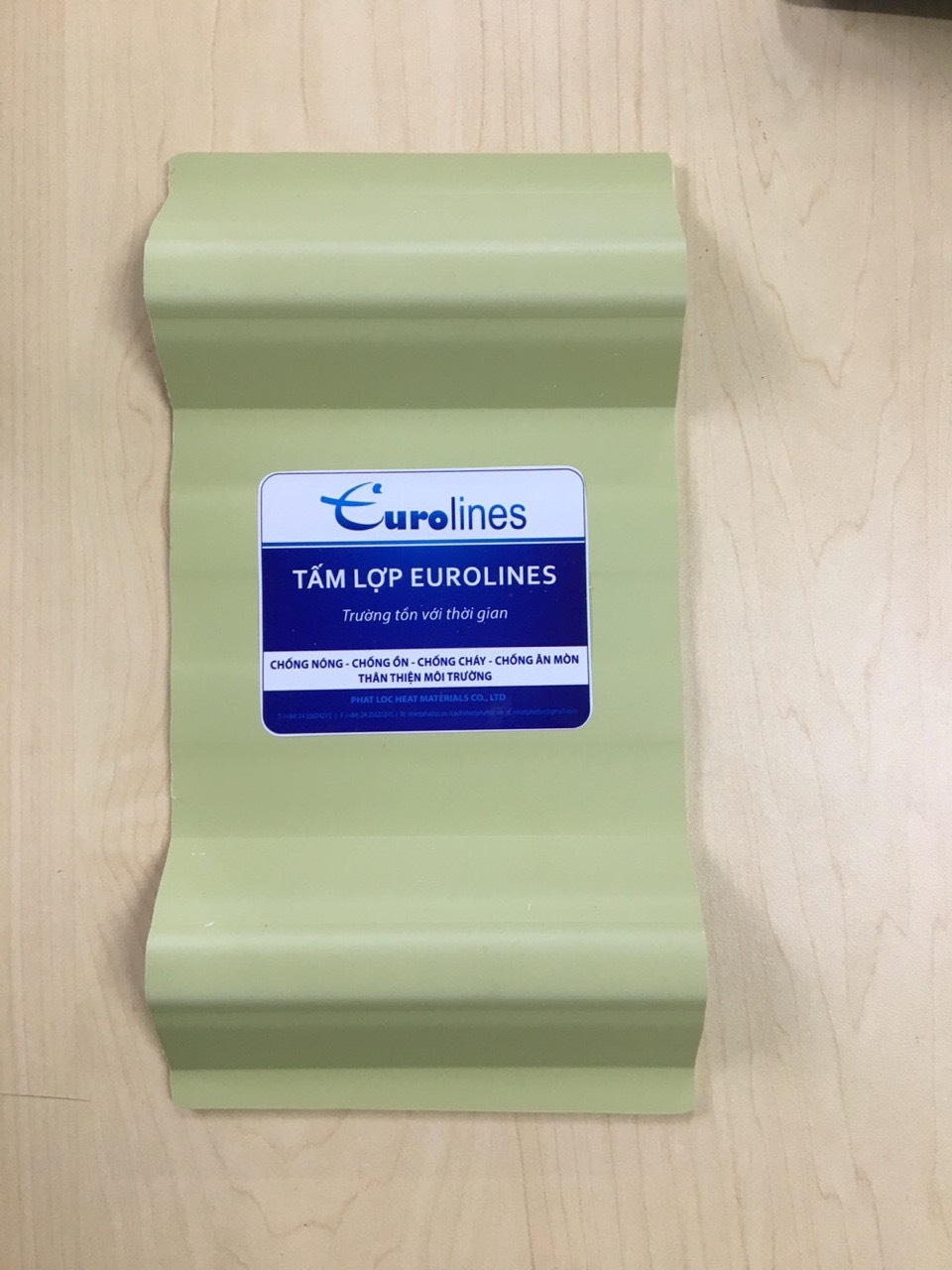 Tôn nhựa chống ăn mòn hóa chất Eurolines Phát Lộc