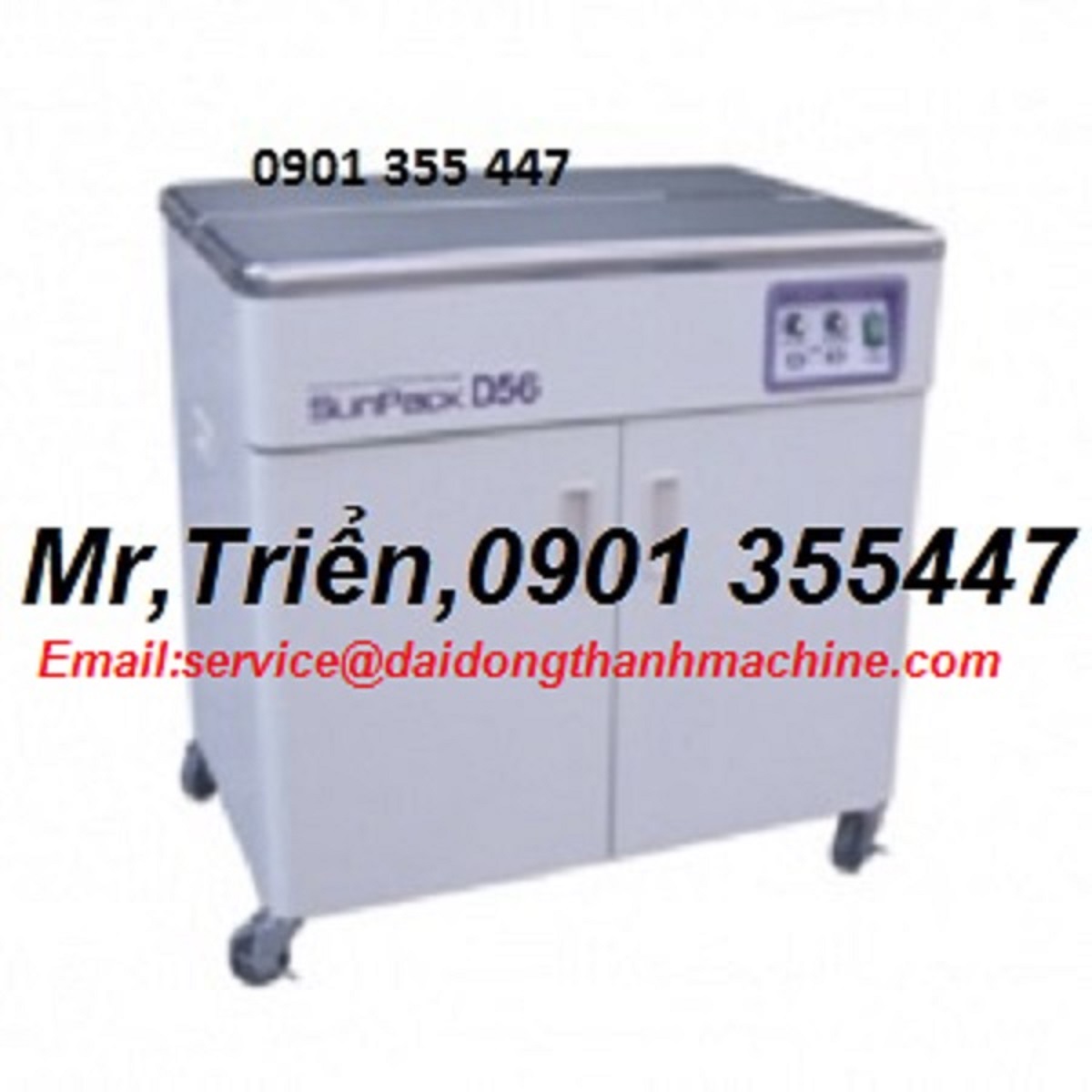 Máy đóng đai nhựa PP bán tự động hàn nhiệt Chali JN-740