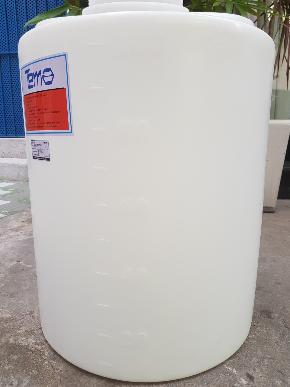 Bồn nhựa PE Pakco 100 L- Bồn chứa hóa chất giá rẻ