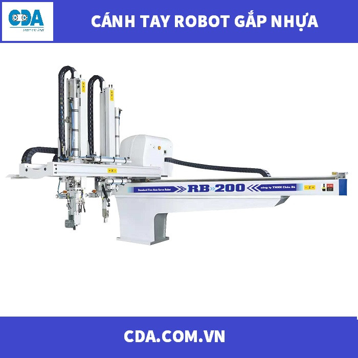 Cánh tay robot gắp nhựa