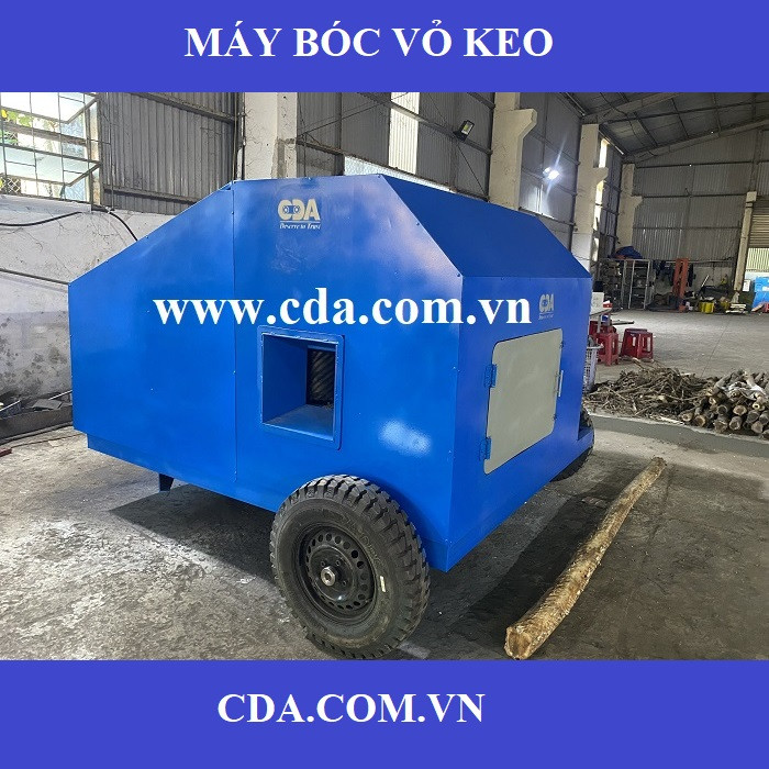 Máy bóc vỏ keo tràm giá rẻ