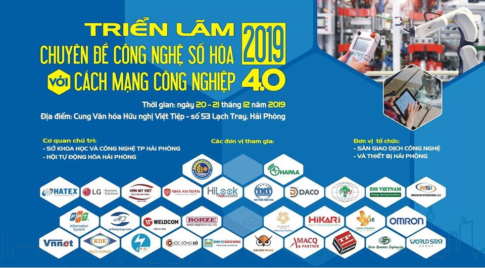 Thư mời khách hàng thăm quan gian hàng T.Đ.A tại triển lãm chuyên đề: “Công nghệ số hóa với cách mạng công nghiệp 4.0”