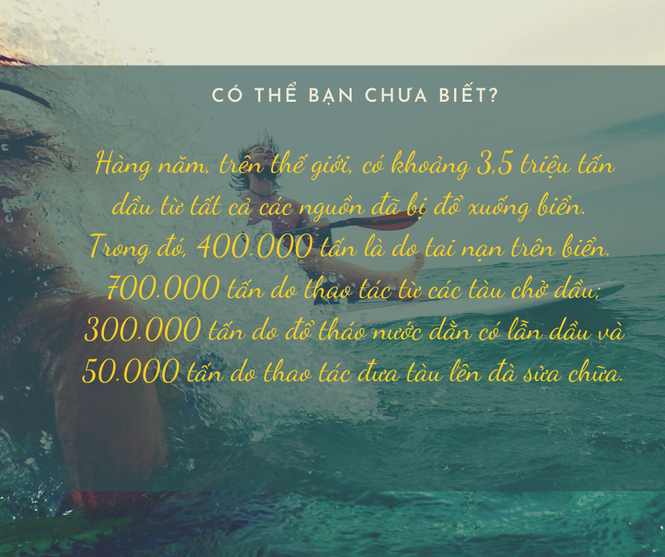 số liệu dầu tràn trên biển