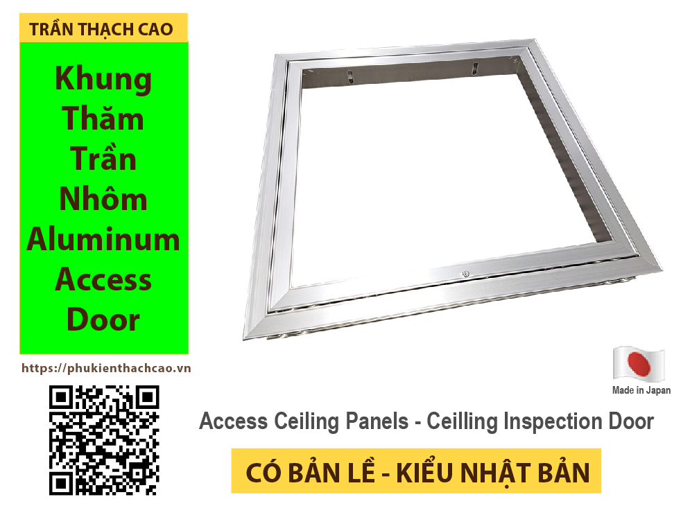 Khung thăm trần nhôm Aluminum Access Door Frame Tenkenkouwaku