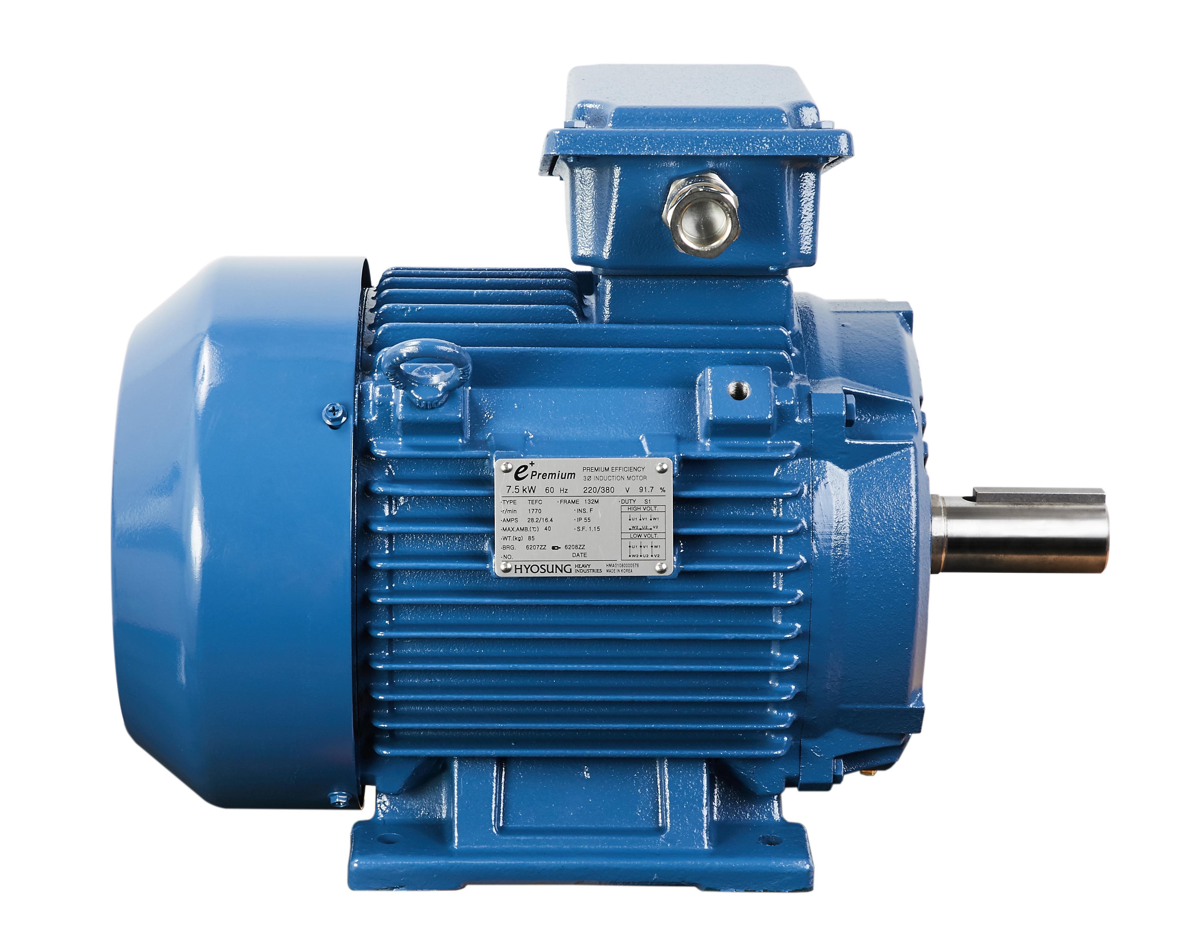 Động cơ HyoSung 3 pha 7.5-160 kW