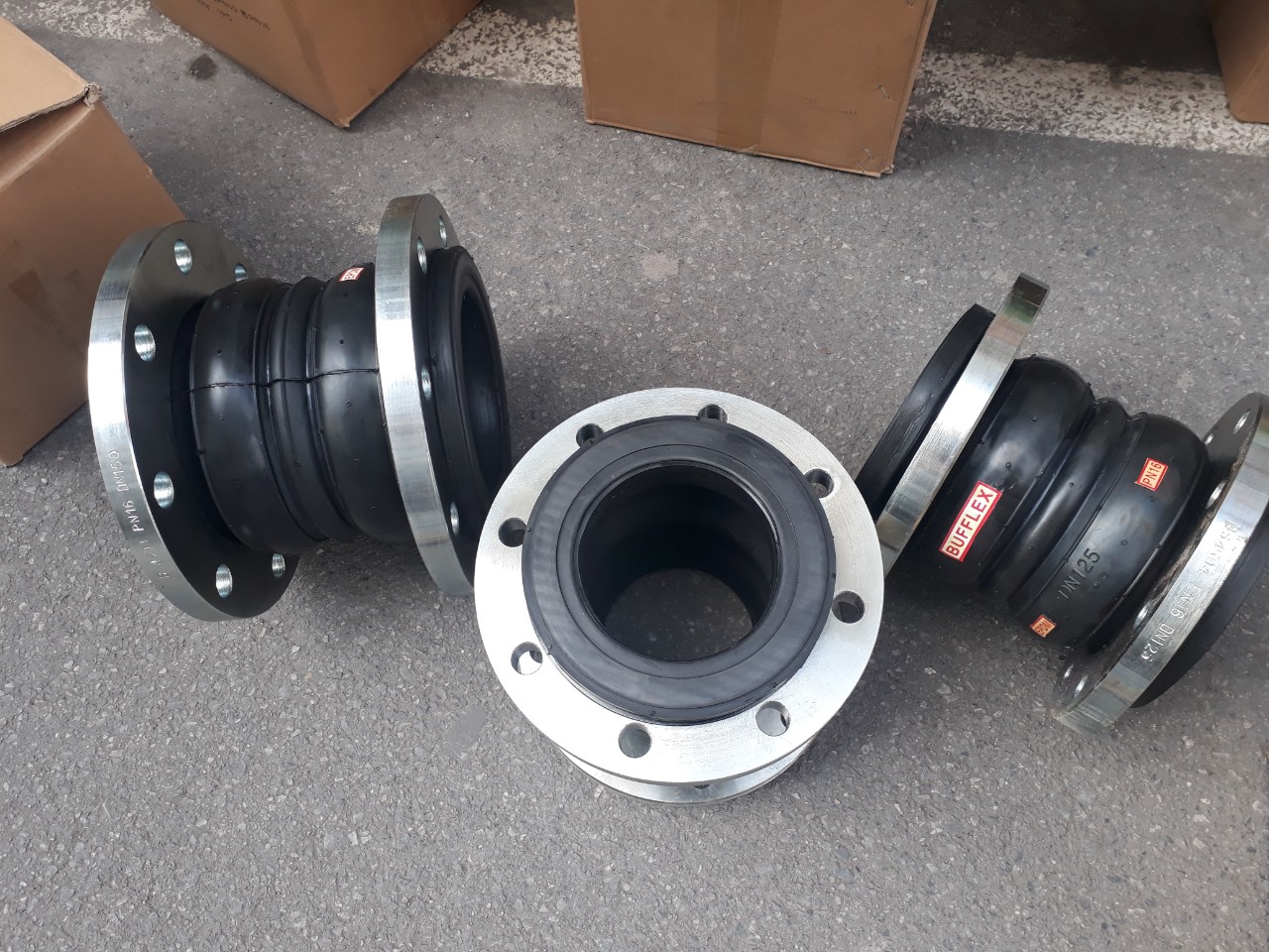 Van bướm điều khiển điện DN200