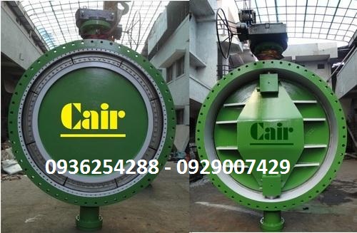 Van bướm điện cho nhà máy xi măng - Cair Ấn Độ