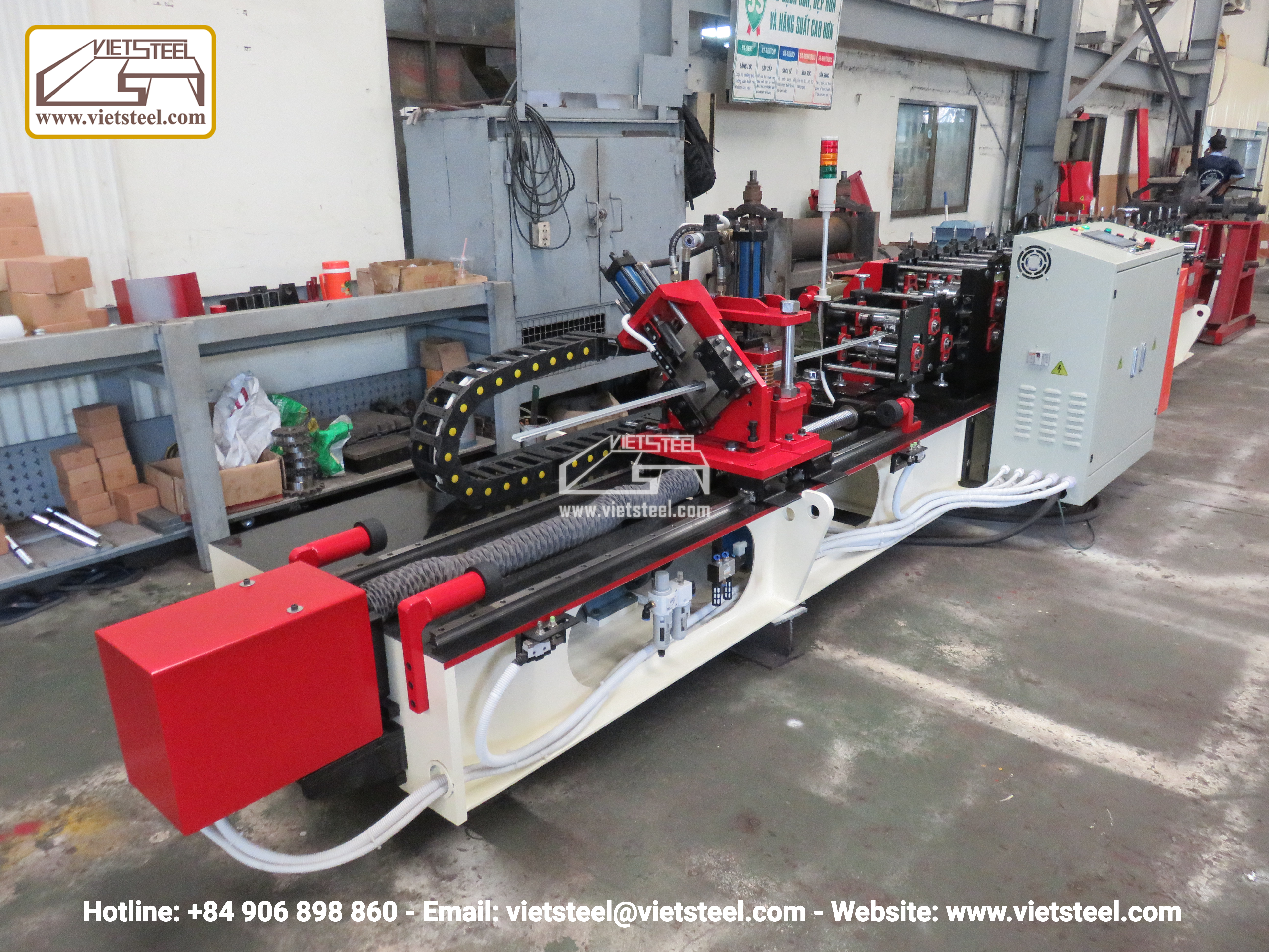 Máy cán tôn Furring Roll forming machine