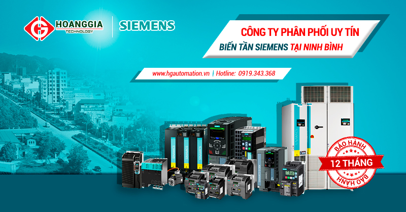 Công ty phân phối biến tần Siemens tại Ninh Bình bảo hành 12 tháng
