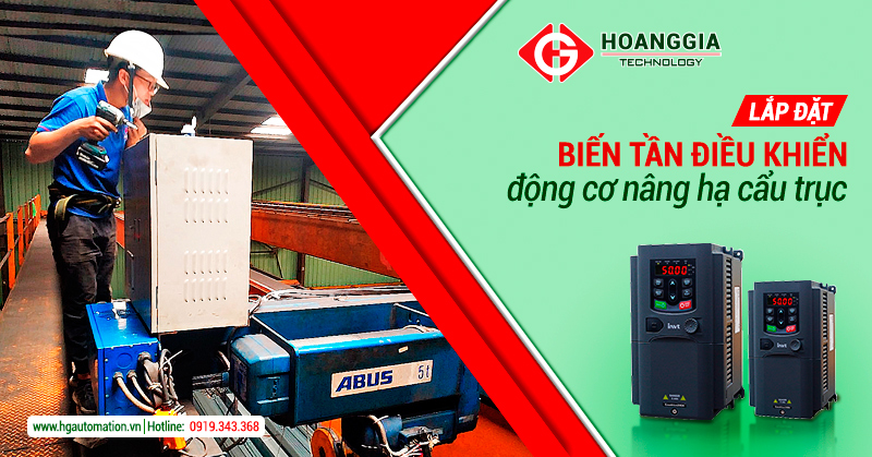 Lắp đặt 5 biến tần cho hệ thống cầu trục tại Hải Phòng