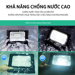Đèn led pha năng lượng mặt trời JD-8800L 100w