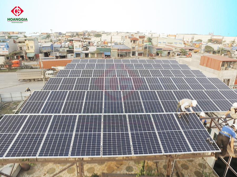Hệ thống điện mặt trời hòa lưới 30 kW