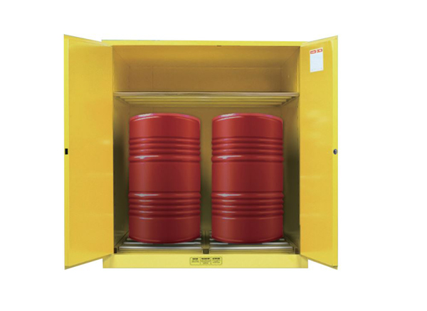 Tủ đựng hóa chất 2 thùng phi chống cháy 110Gal/ 460l