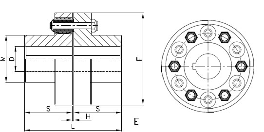 khớp nối pin coupling - khớp nối ngón - khớp nối đại hồng phát