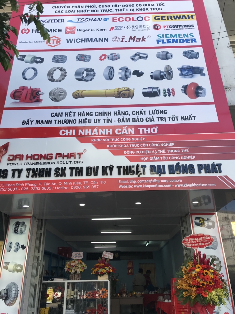 Khớp nối trục chi nhánh Cần Thơ - Công ty Kỹ thuật Đại Hồng Phát