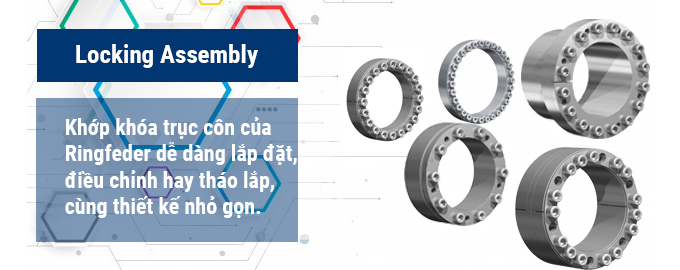 Các loại khớp khóa trục Ringfeder