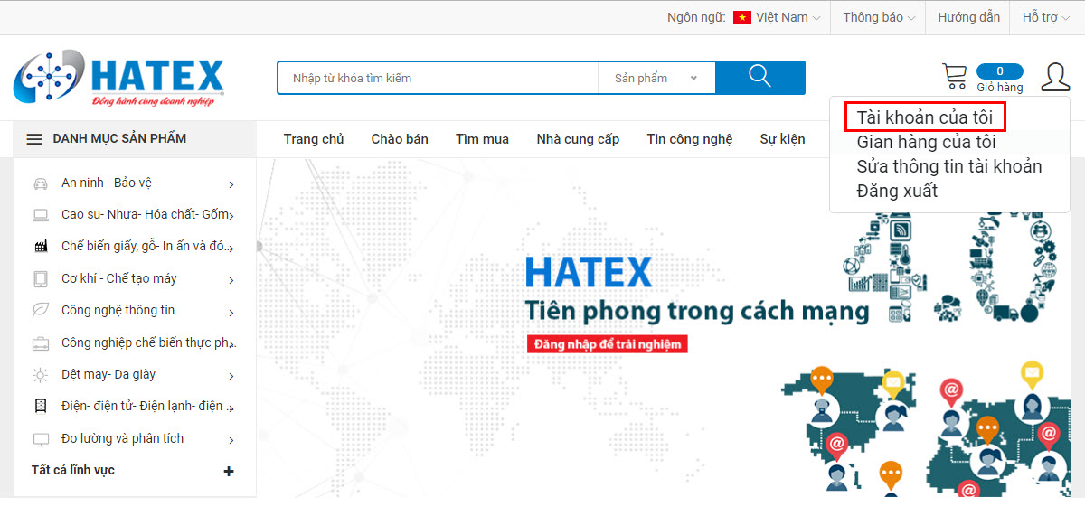 Hướng dẫn đăng thông tin sản phẩm chào mua trong quản trị gian hàng thành viên NGƯỜI MUA