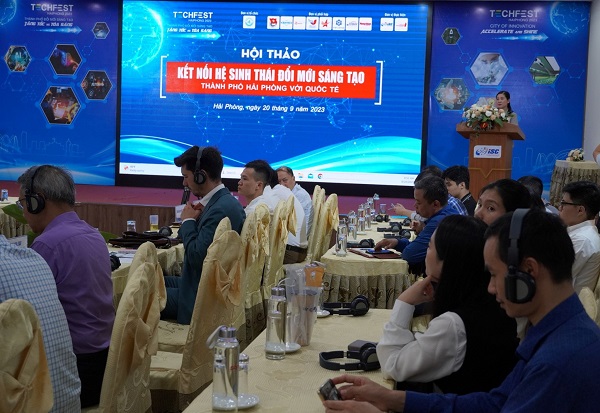Hội thảo Kết nối hệ sinh thái khởi nghiệp đổi mới sáng tạo Hải Phòng với quốc tế
