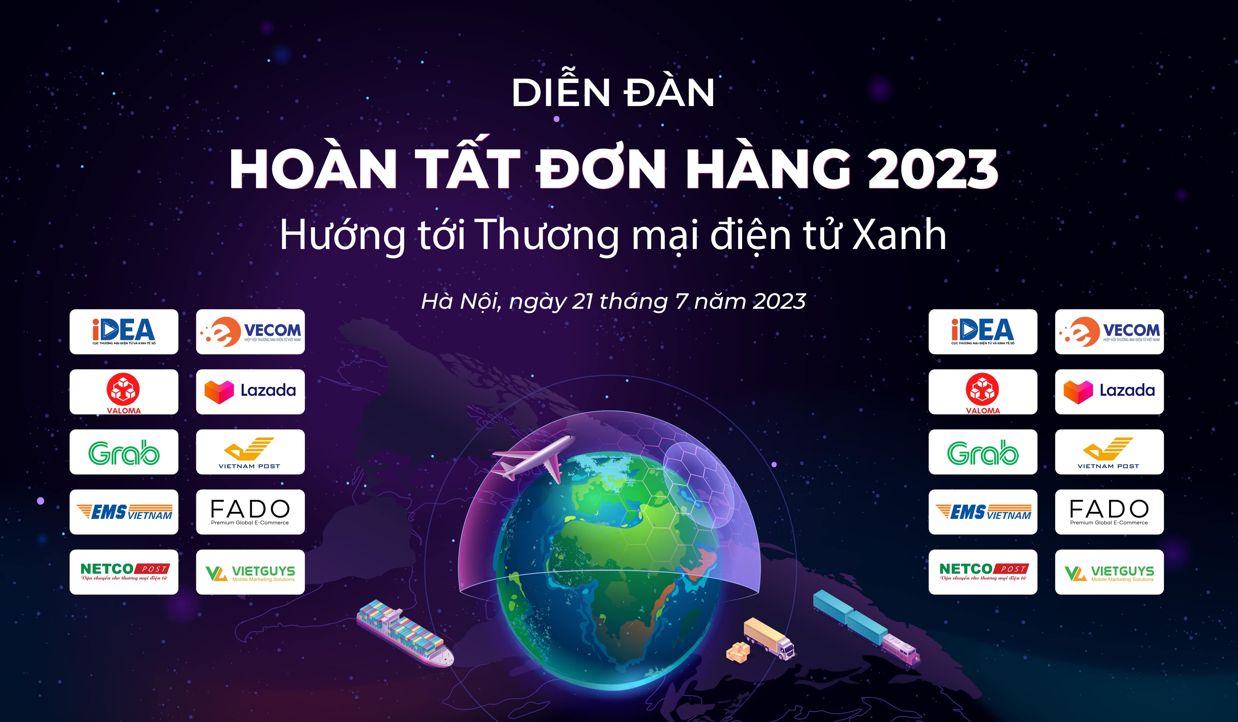 Diễn đàn Hoàn tất đơn hàng 2023- Hướng tới Thương mại điện tử Xanh