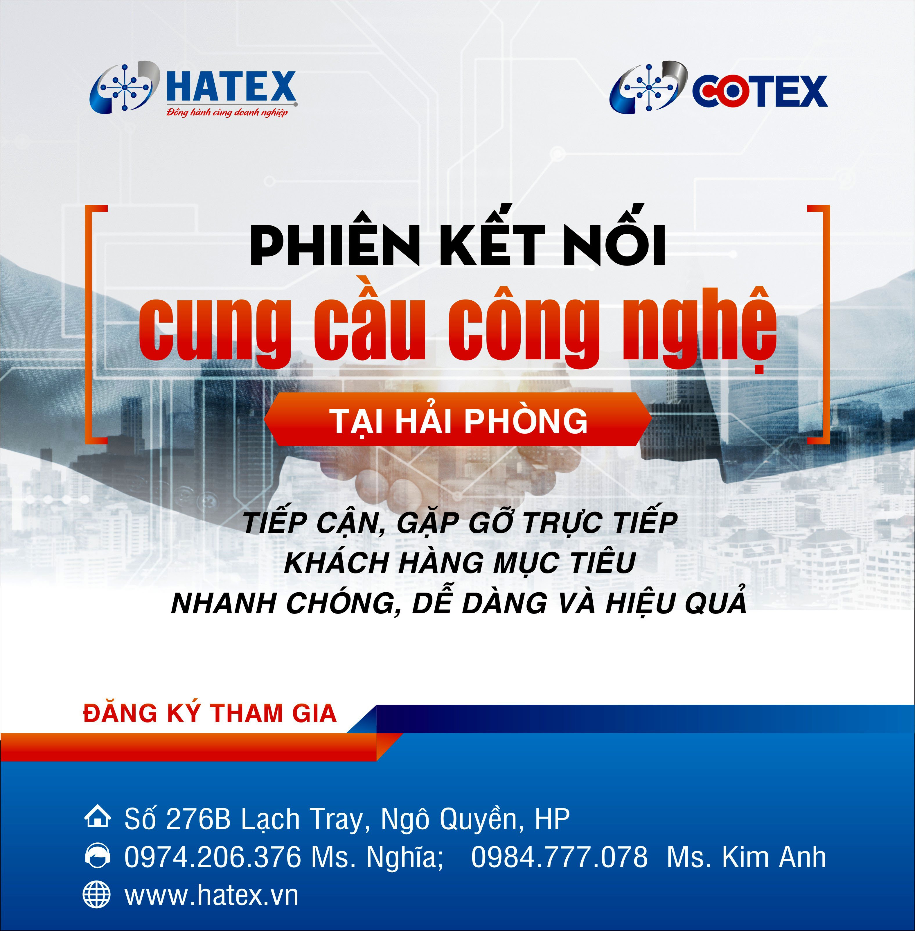 Phiên kết nối cung cầu công nghệ tại Hải Phòng- Cơ hội tiếp cận khách hàng mục tiêu nhanh chóng, dễ dàng và hiệu quả