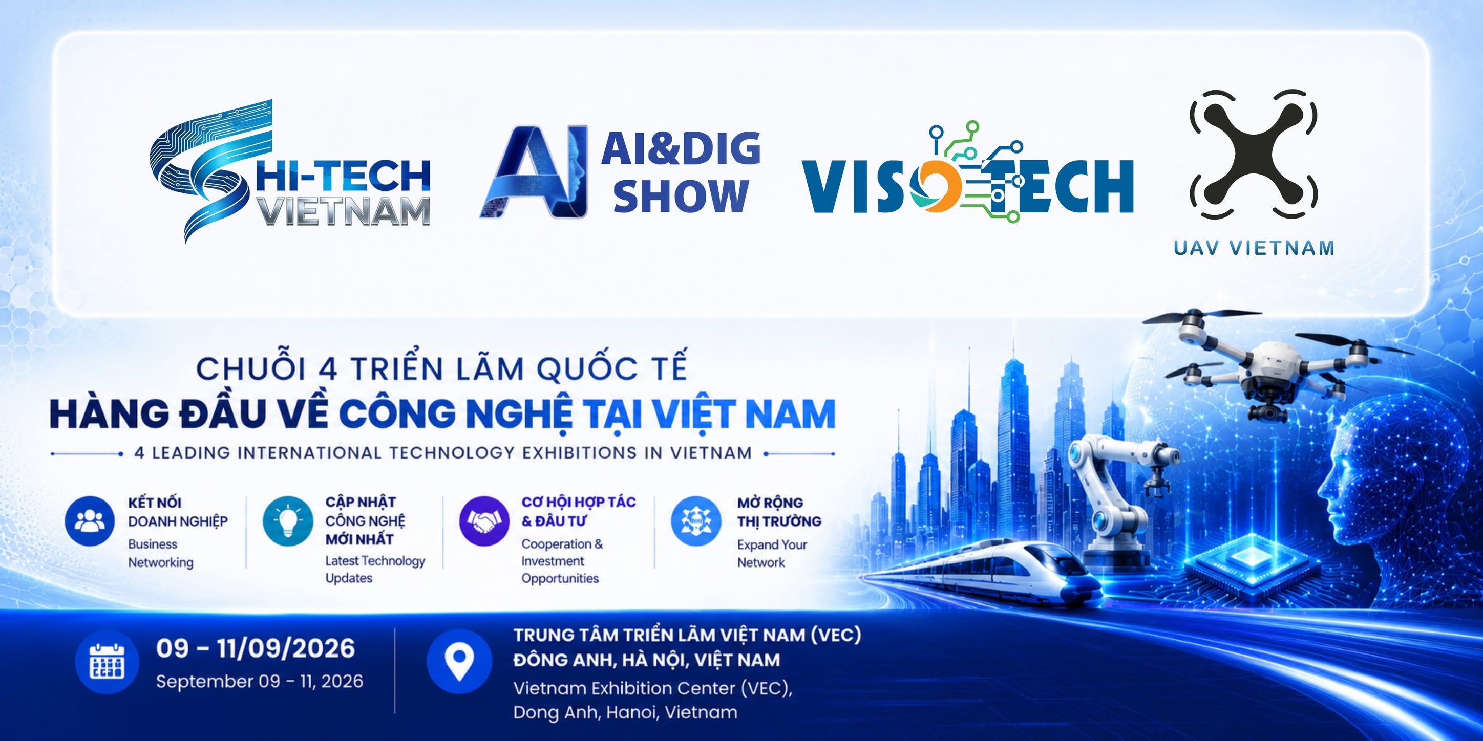Triển lãm Quốc tế công nghệ cao và kinh tế số Việt Nam 2026 (HI-TECH VIETNAM 2026)