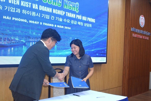 Kết nối KIST – Hải Phòng: Mở rộng cơ hội hợp tác và chuyển giao công nghệ