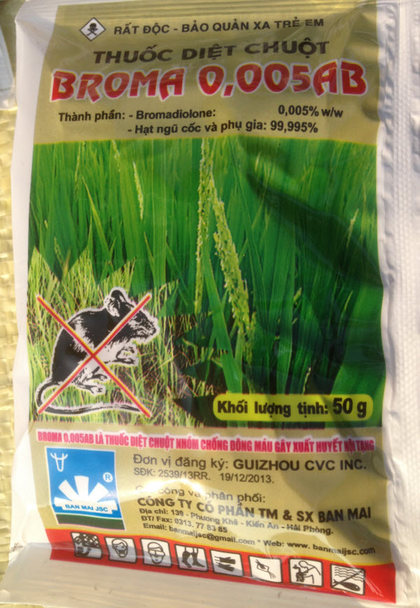 Thuốc diệt chuột sinh học thế hệ mới Broma