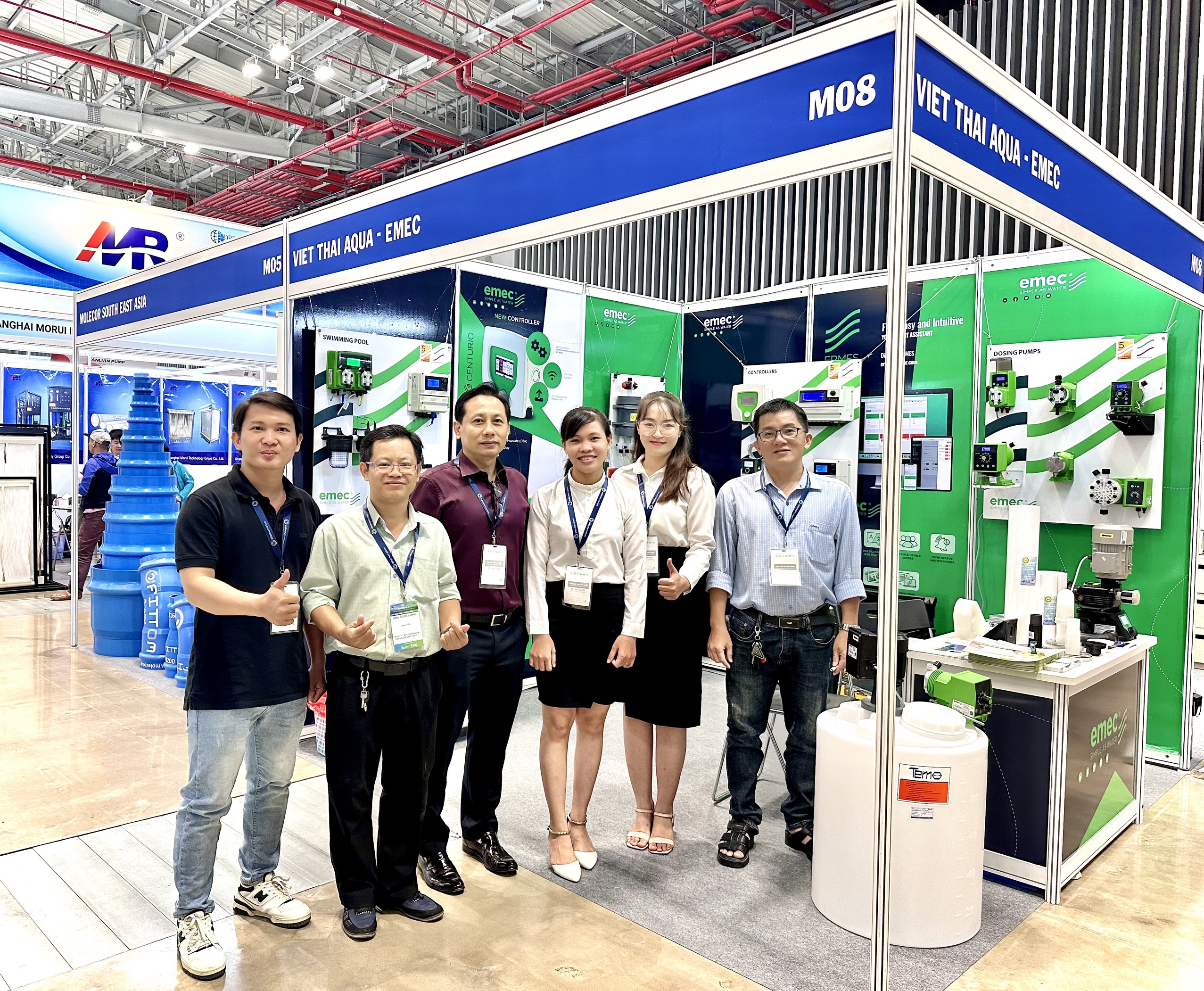 Triển Lãm Vietwater năm 2023 tại Quận 7, Tp. HCM - Gian Hàng M08 Viet Thai Aqua - Emec