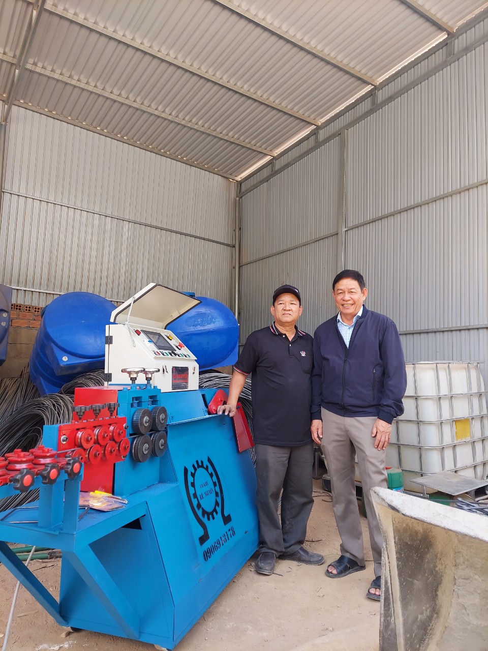 Máy bẻ đai sắt xây dựng tự động