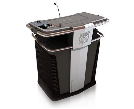 Bục phát biểu điện tử AHA model MAESTRO - 72DG