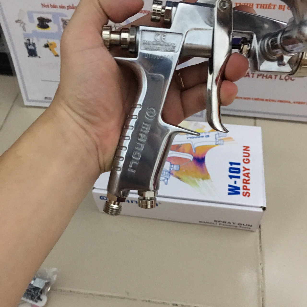 Súng phun sơn Đài Loan Manoli W101-134G
