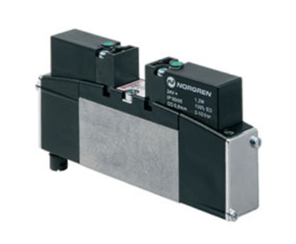 5/3 APB valve, sol/sol (24Vdc)-VS26 Series, ống đệm mềm, không khóa (Norgren)