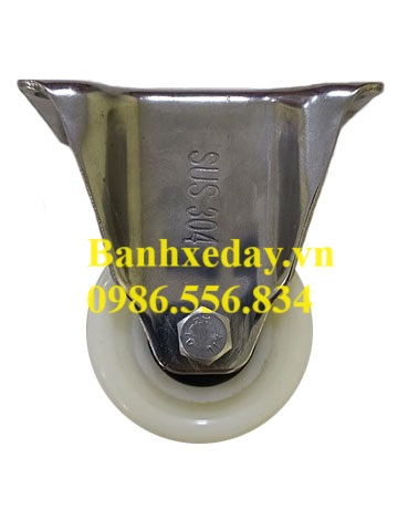 Bánh xe Nylon 50mm càng Inox 304