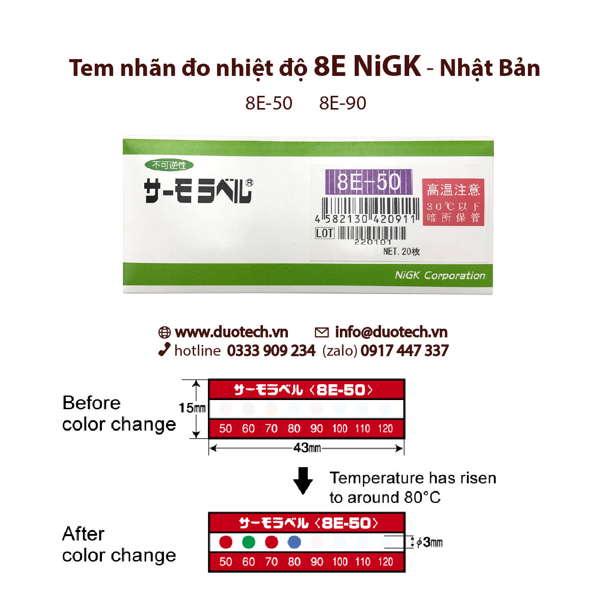 8e nigk the bao mieng giay dan nhan tem do canh bao giam sat nhiet do cao nigk 8e 8e-50 8e-90