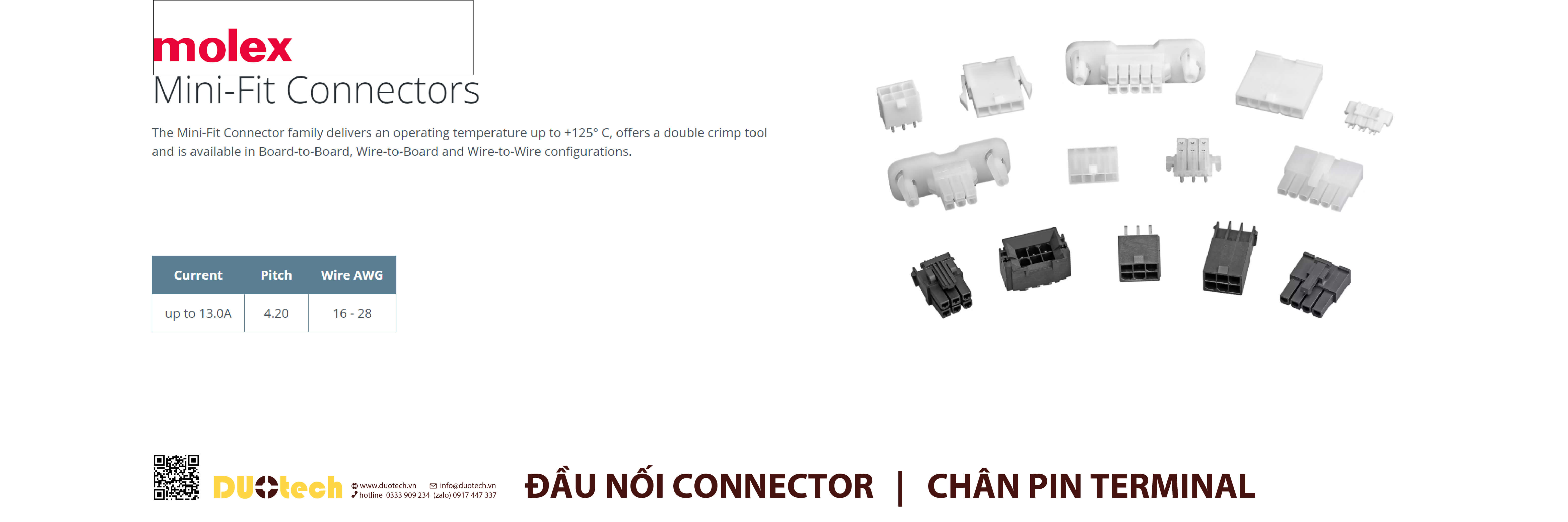 đầu nối mini-fit molex; đầu nối mini-fit molex connector; jack nối dây điện mini-fit molex; jack nối dây điện mini-fit molex connector; giắc nối dây điện mini-fit molex; giắc nối dây điện mini-fit molex connector; rắc nối dây điện mini-fit molex; rắc nối dây điện mini-fit molex connector; 4.2mm mini-fit molex connector; 4.2mm pitch mini-fit molex connector;