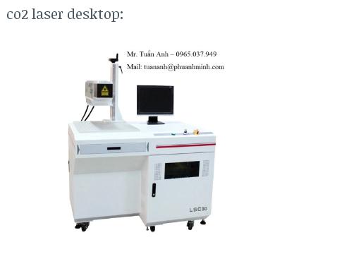 Máy khắc laser trên kim loại, mica, gỗ, inox... - Fiber marking machine