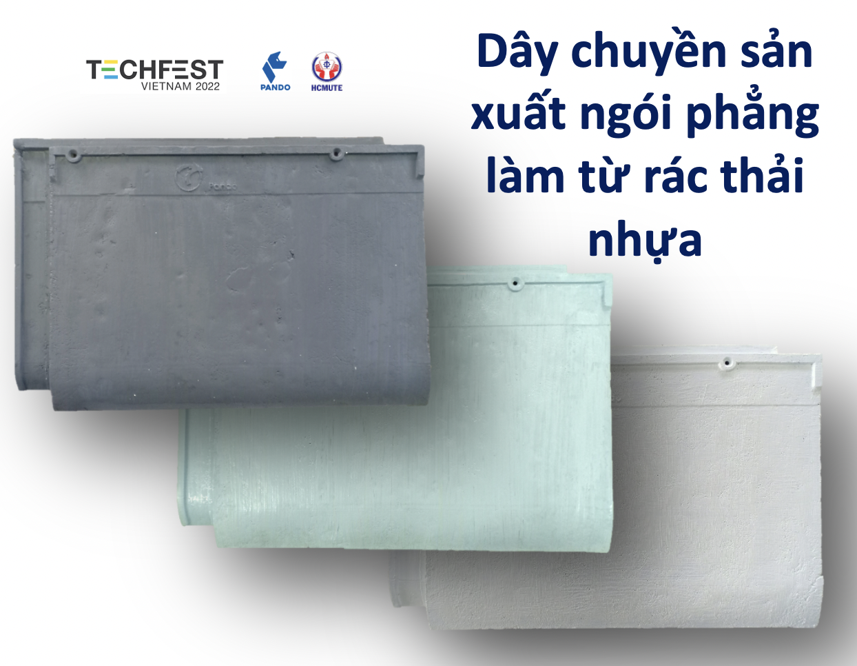 Hệ thống phân loại rác thải và sản xuất gạch ngói từ rác thải nhựa